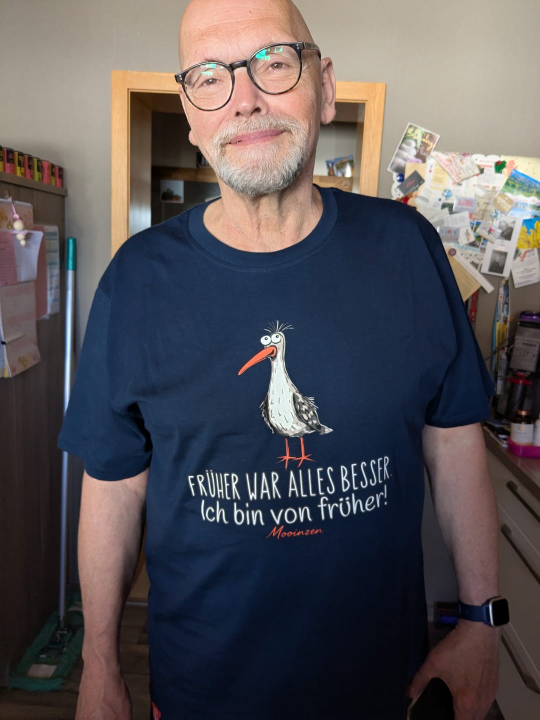 Customer photo review of Früher war Alles besser! · Unisex Premium Bio T-Shirt