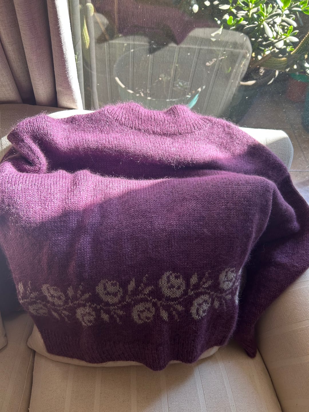Customer photo review of Kid mohair uva claro 242