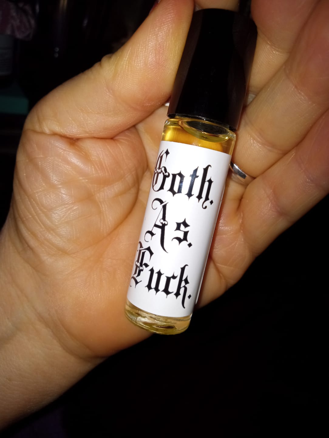 Customer photo review of Goth as Fuck