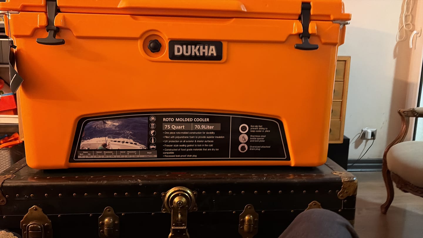 Customer photo review of Hard Cooler 75QT