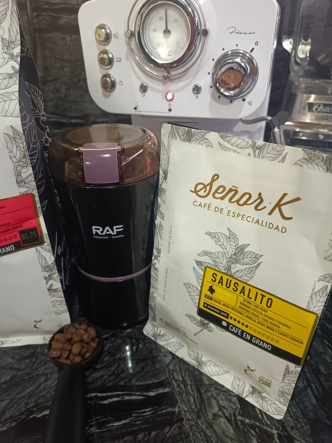 Customer photo review of Colombia | Finca Sausalito Bolsa 250 gramos | GRANO ENTERO