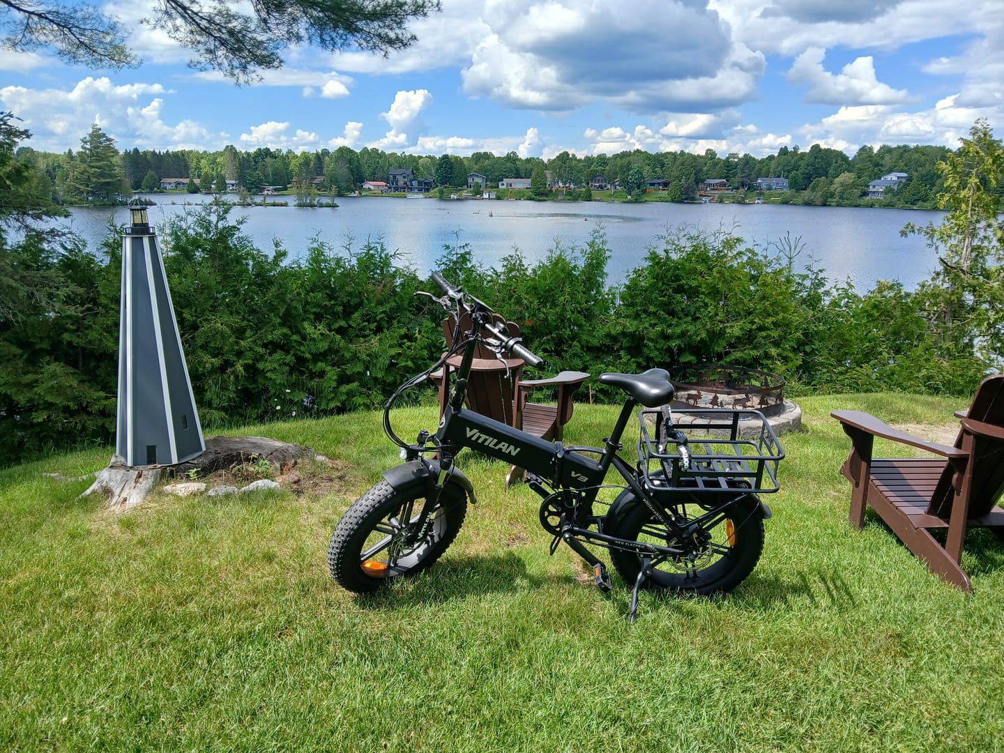 Customer photo review of V3 2.0 Folding Fat Tires Adult All Terrain Electric Bike