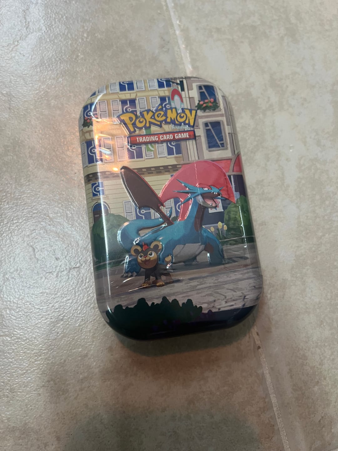 Customer photo review of Lumiose City Mini Tin (styles may vary)