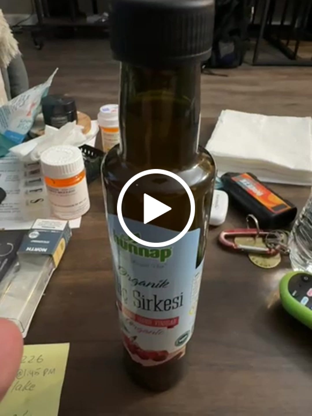 Customer video review of HŸnnap Organic Hawthorn Vinegar: Naturally Fermented, Unpasteurized Raw Vinegar for Health & Culinary Use | 250ml
