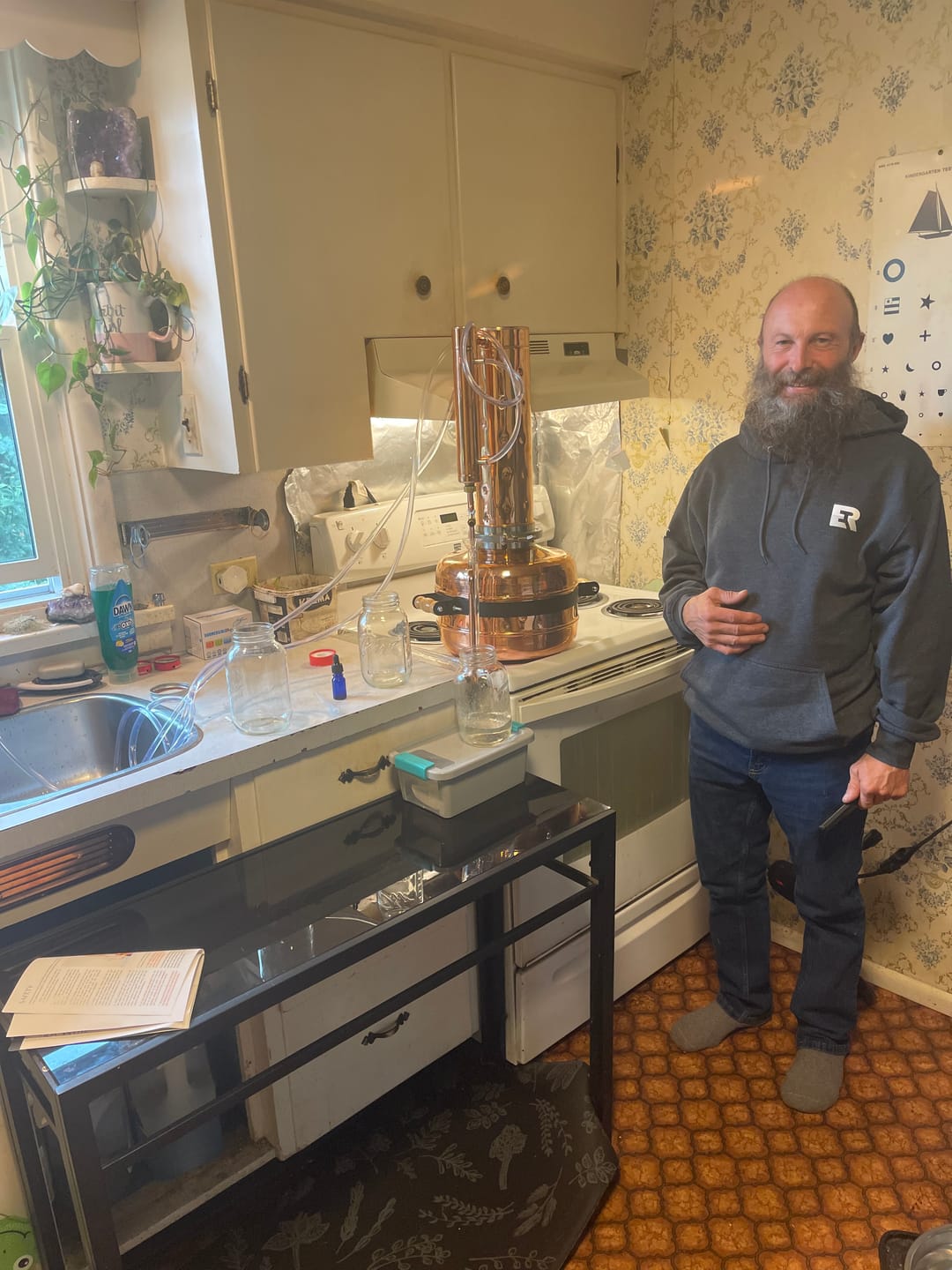 Customer photo review of Essential Oil Distiller 5.2Gal (19.7L) -  Proffesional Kit