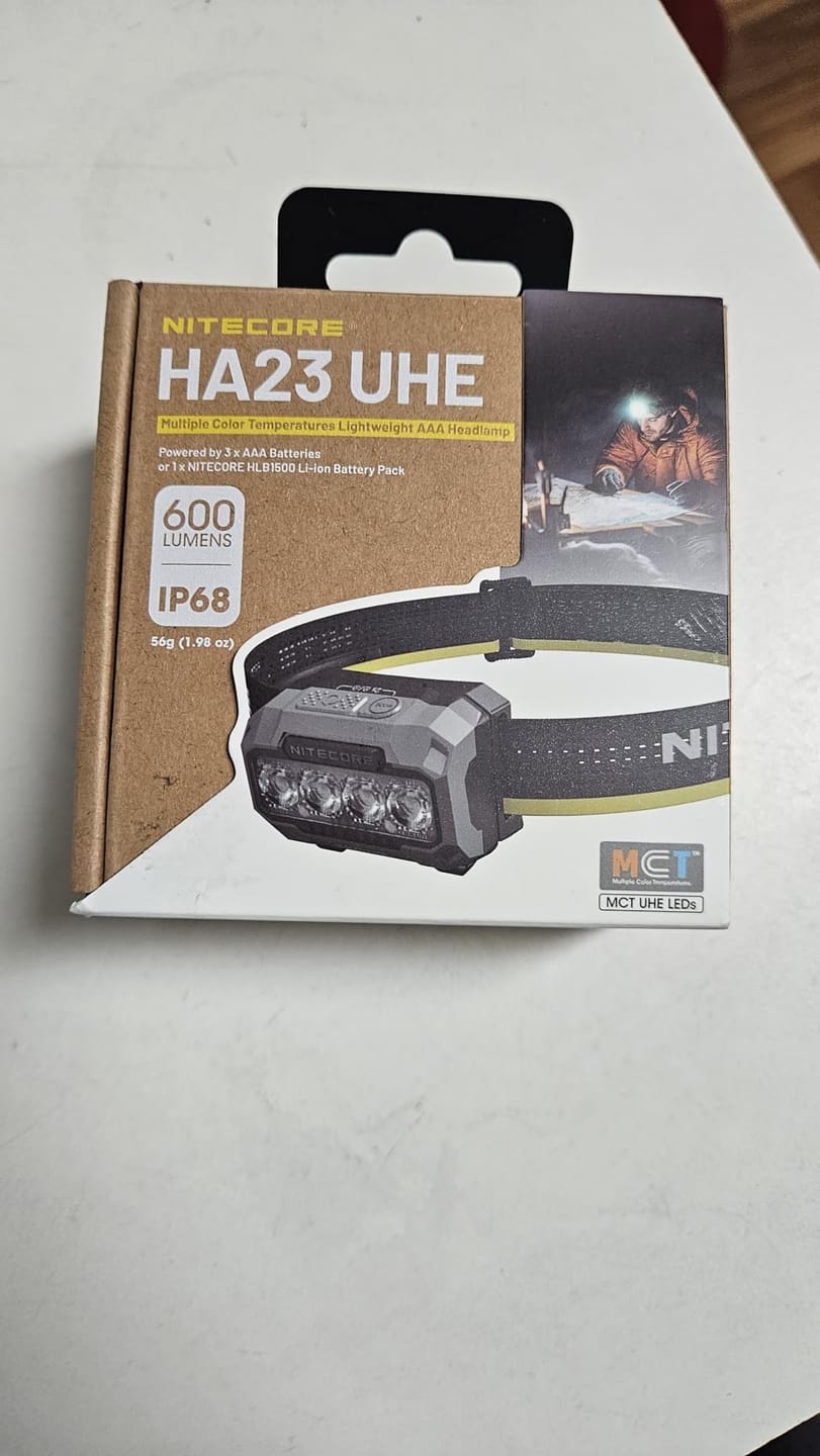 Customer photo review of HA23 UHE (Black) - 600 lumens