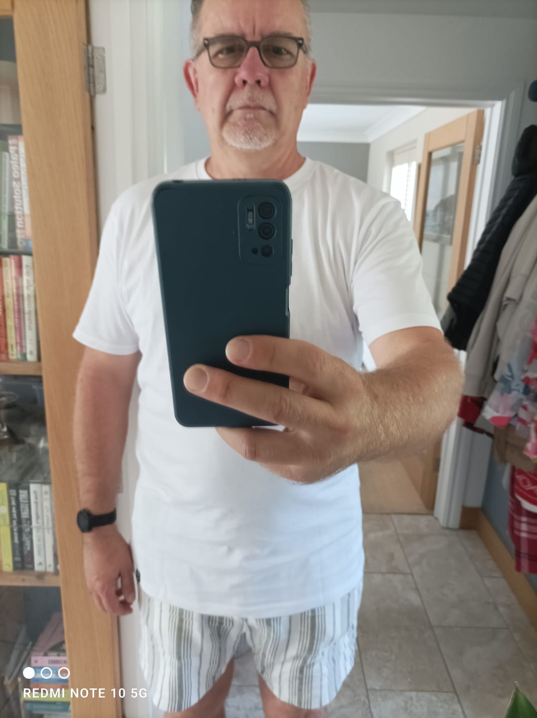 Customer photo review of Organic Tall Slim T-shirt (White)