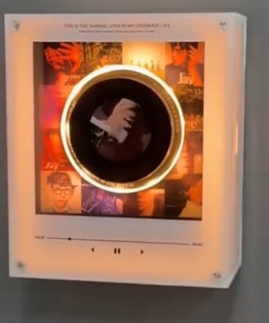Customer photo review of SpinMuse™ Vinyl Music Box