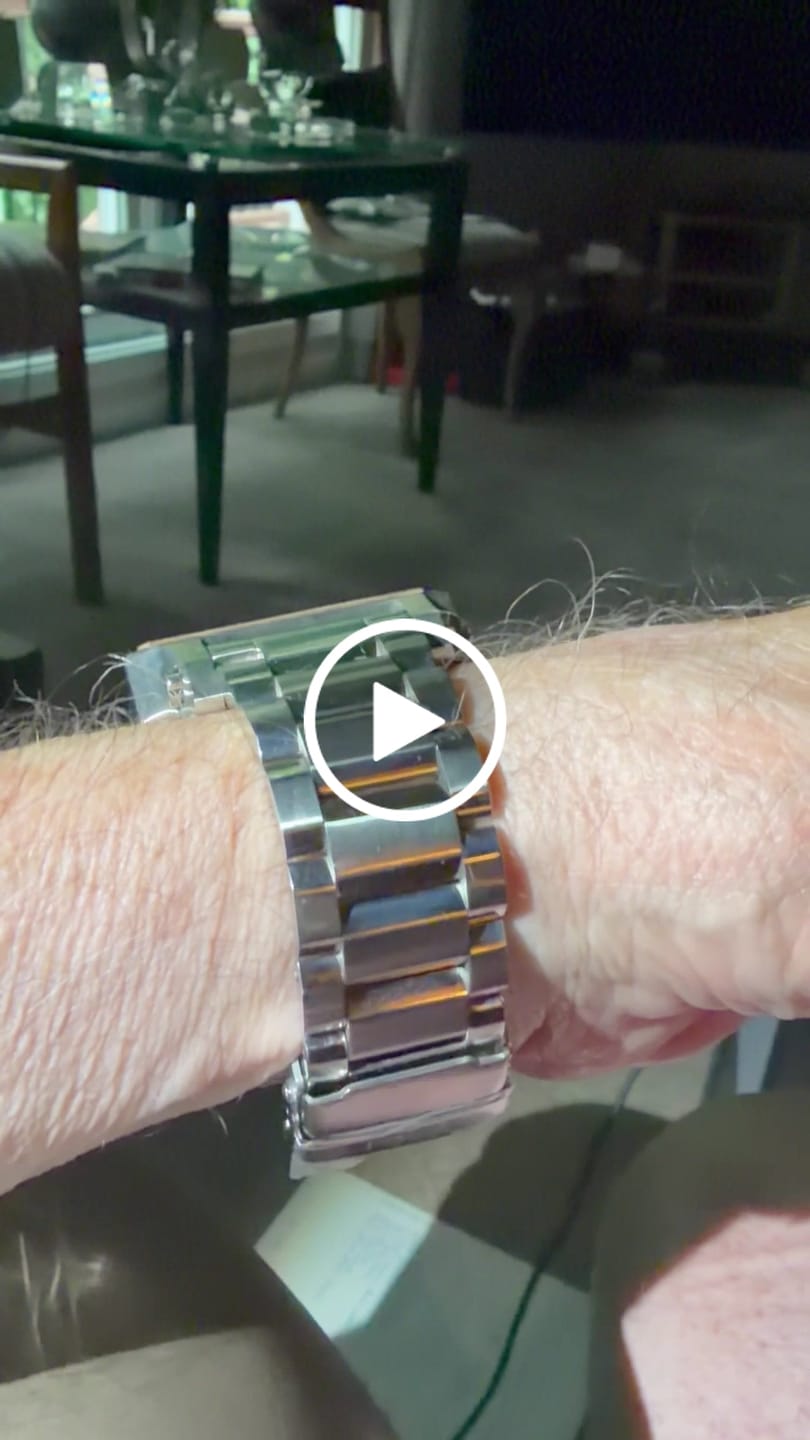 Customer video review of Colossus Steel Men's Watch