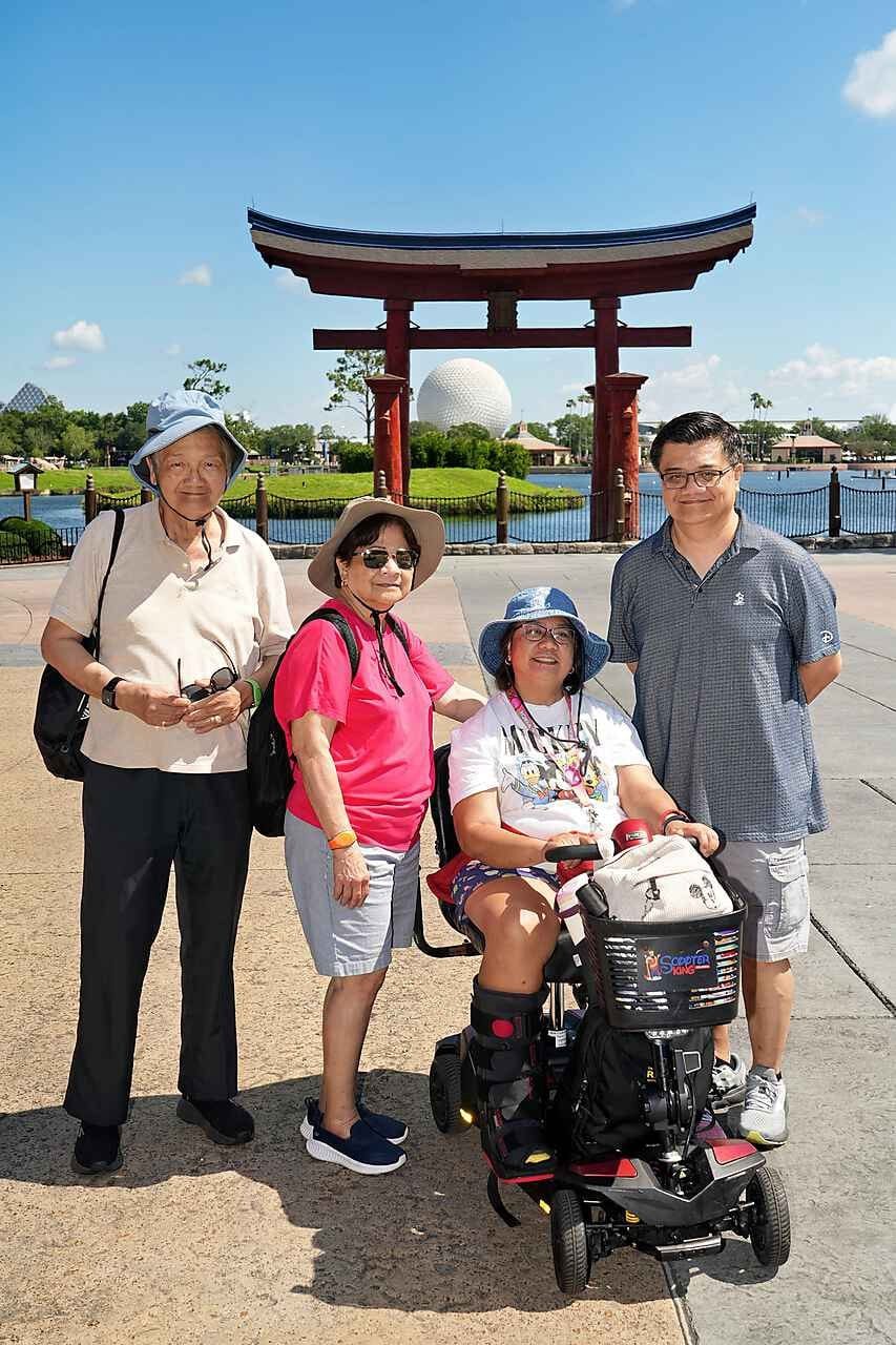 Customer photo review of Multiday Mobility & ECV Foldable Travel Scooter Rental 300 Pound Capacity (3 or more days)