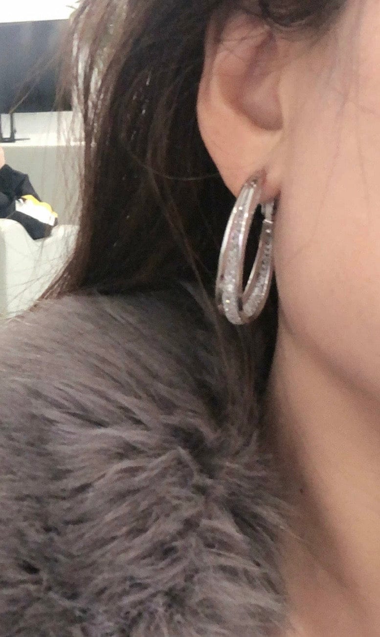 Customer photo review of Sophia Earrings