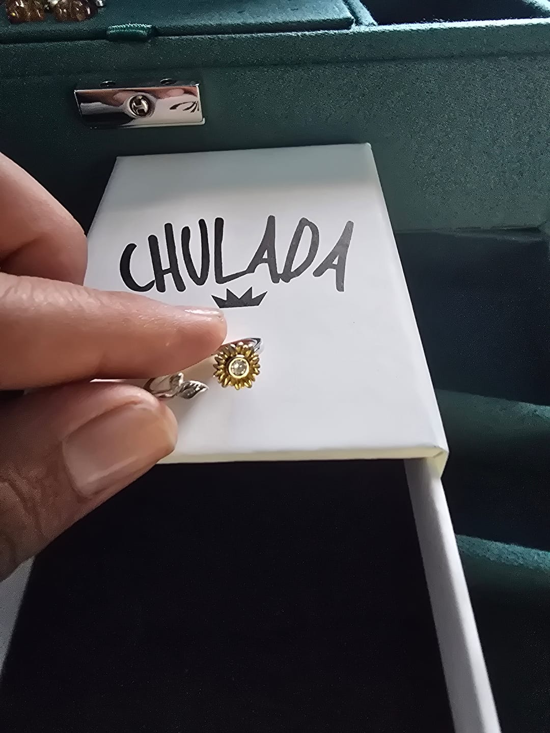 Customer photo review of Anillo Girasol - Plata .925