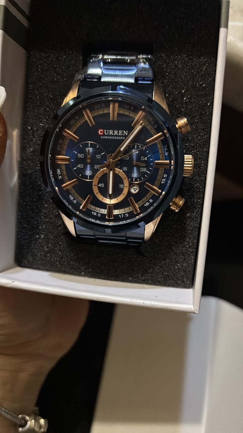 Customer photo review of Curren Nizza® orologio uomo acciaio