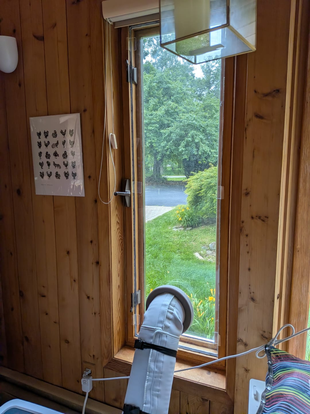 Customer photo review of Custom Portable AC Window Kit for Casement Windows