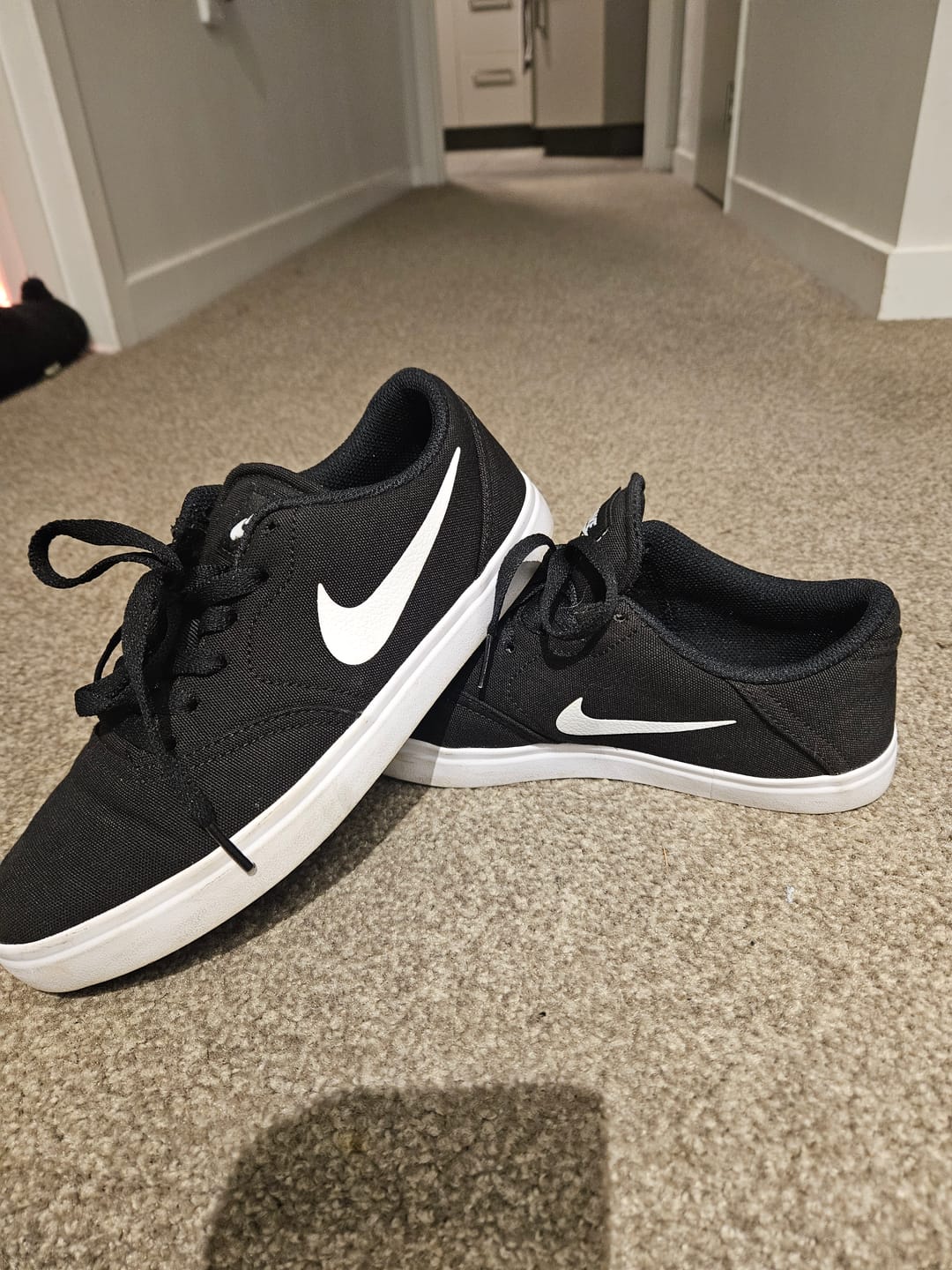 Customer photo review of Nike Check Canvas SB GS Black