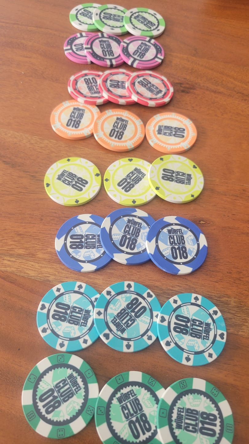 Customer photo review of Custom Ceramic Poker Chips