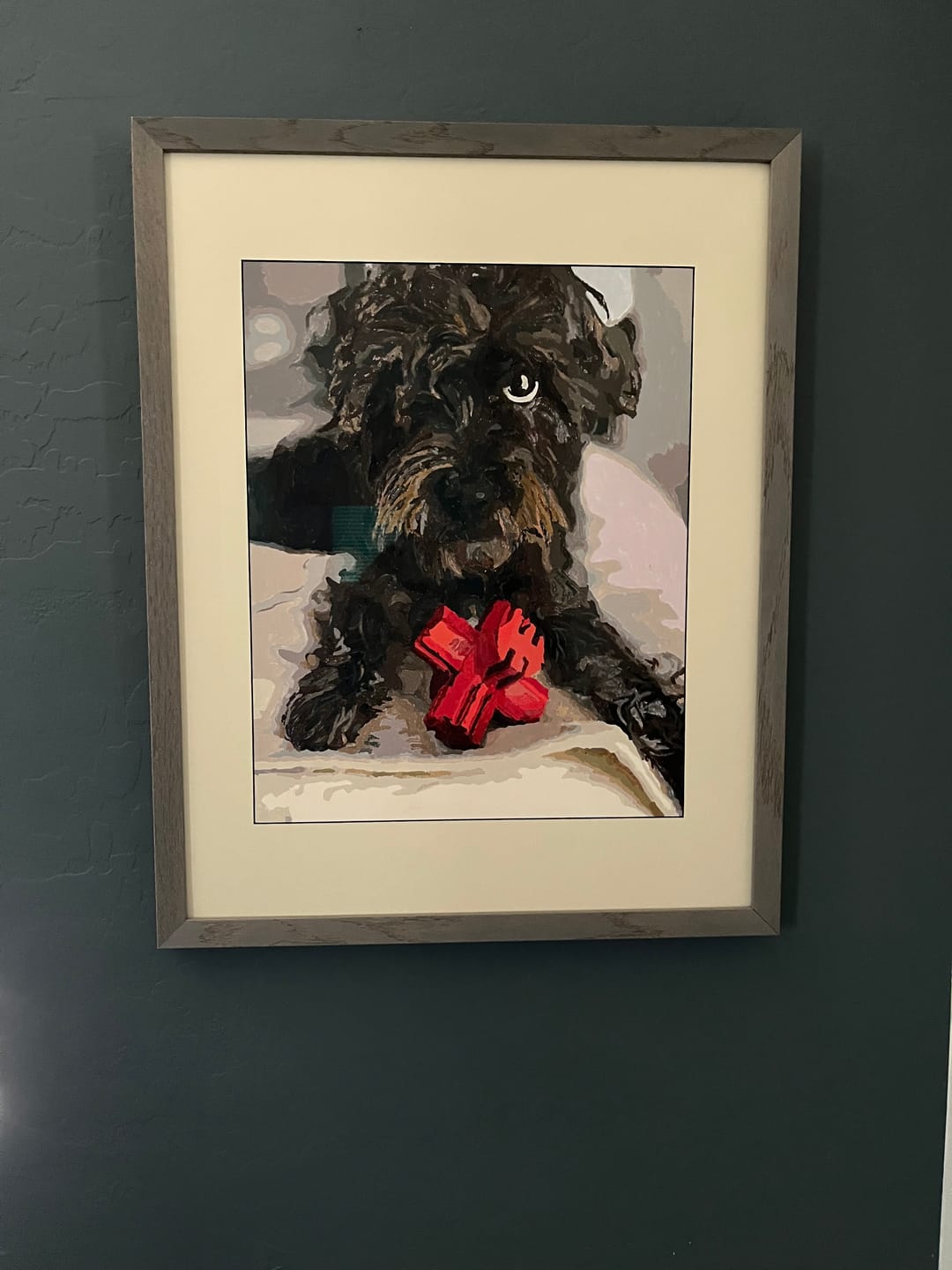 Customer photo review of Custom Paint By Numbers Kit