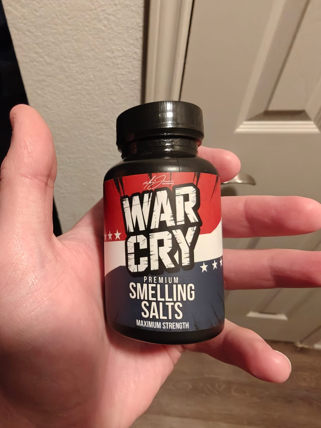 Customer photo review of War Cry Premium Smelling Salts (Maximum Strength)