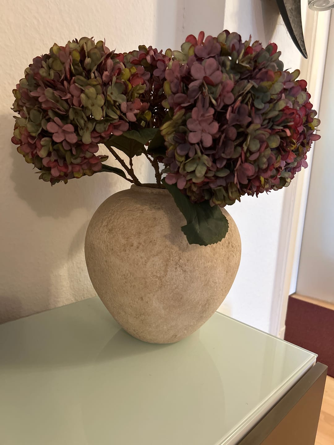 Customer photo review of Grote Zijden Hortensia - Paars