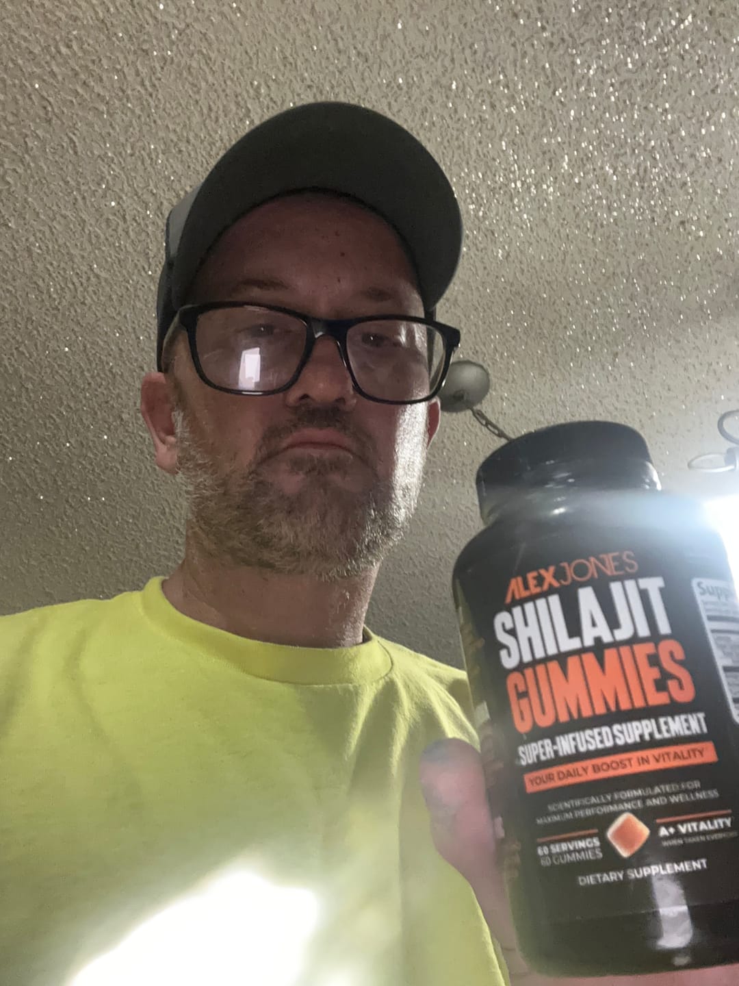 Customer photo review of Shilajit Gummies - Pineapple - Super-Infused Supplement (60 Gummies) (60 Servings)