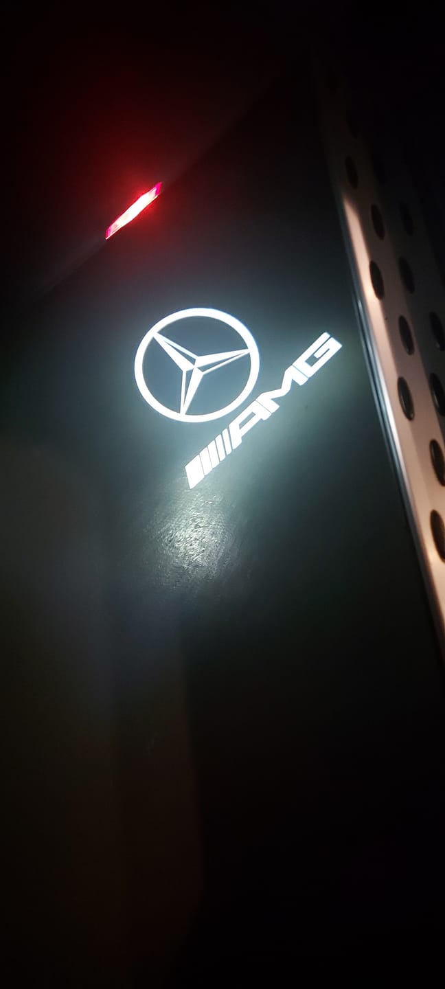Customer photo review of MERCEDES DOOR LIGHTS