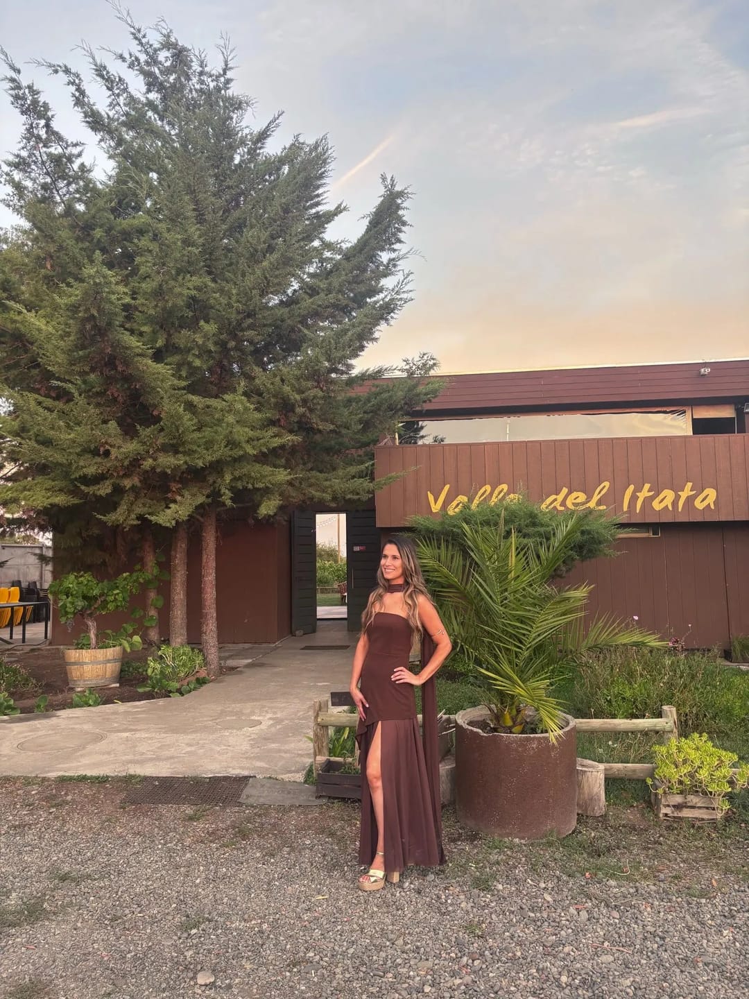 Customer photo review of Astoria Strapless Bodice Maxi Dress