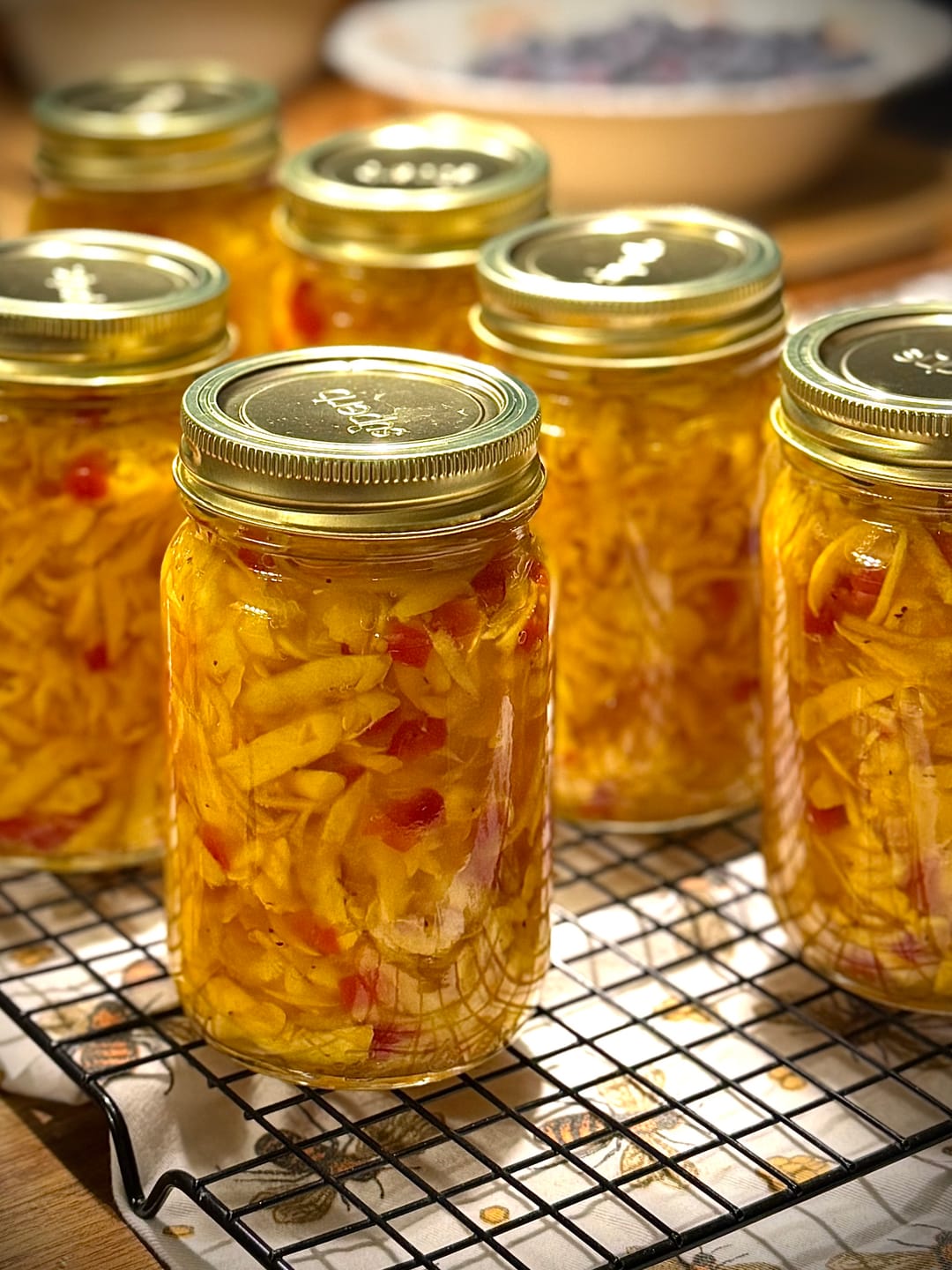 Customer photo review of Pint Canning Jars with Lids – Regular Mouth 12 Pack