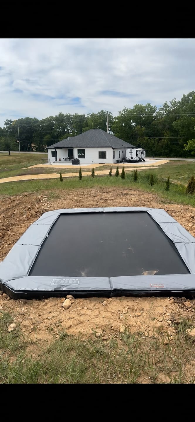 Customer photo review of 10x14' Rectangle Pro-Line Avyna In-ground Trampoline