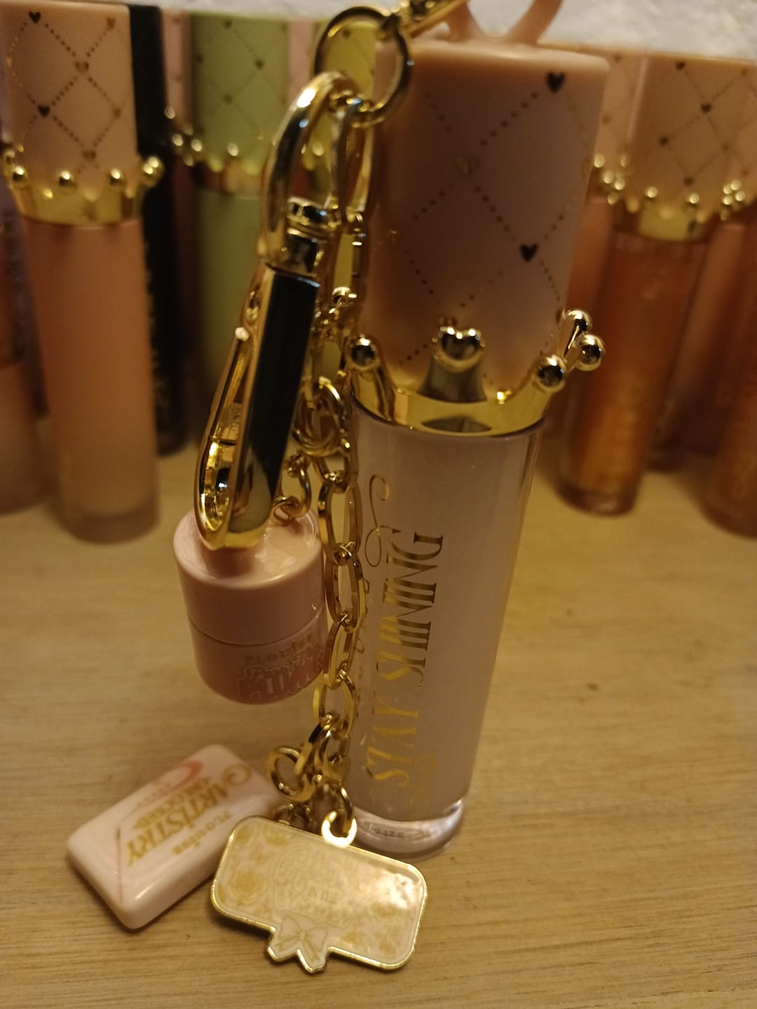 Customer photo review of Personalised Stay Shining Lip Oil