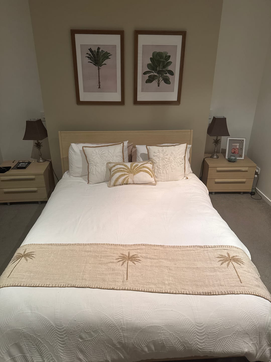 Customer photo review of Coastal Husk Bed Runner | Natural