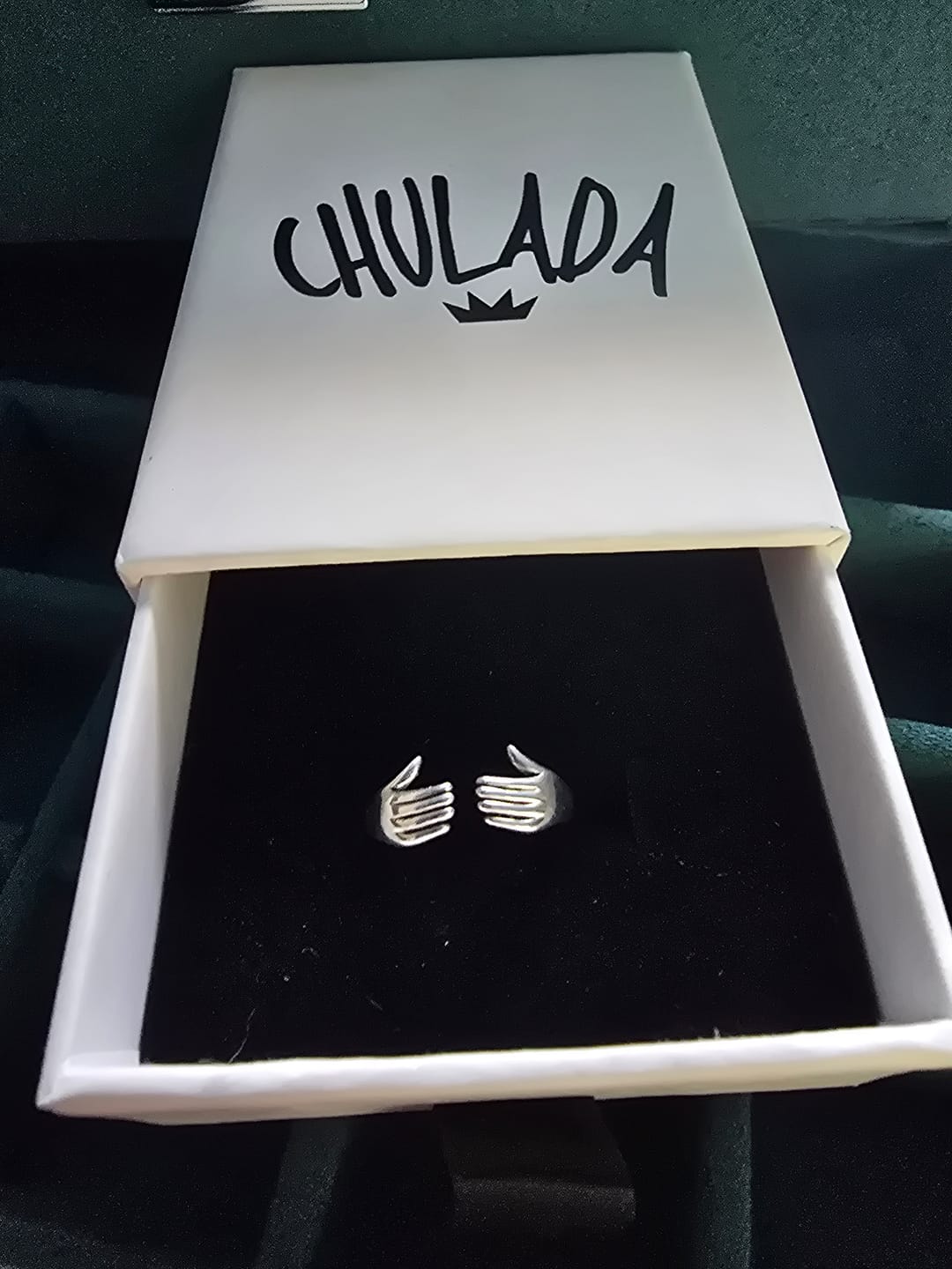 Customer photo review of Anillo Abrazo - Plata .925
