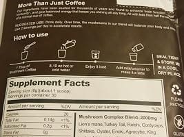 Customer photo review of Mushroom Coffee 11 in 1 Mushrooms with Ashwagandha