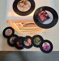 Customer photo review of SpinMuse™ Vinyl Music Box