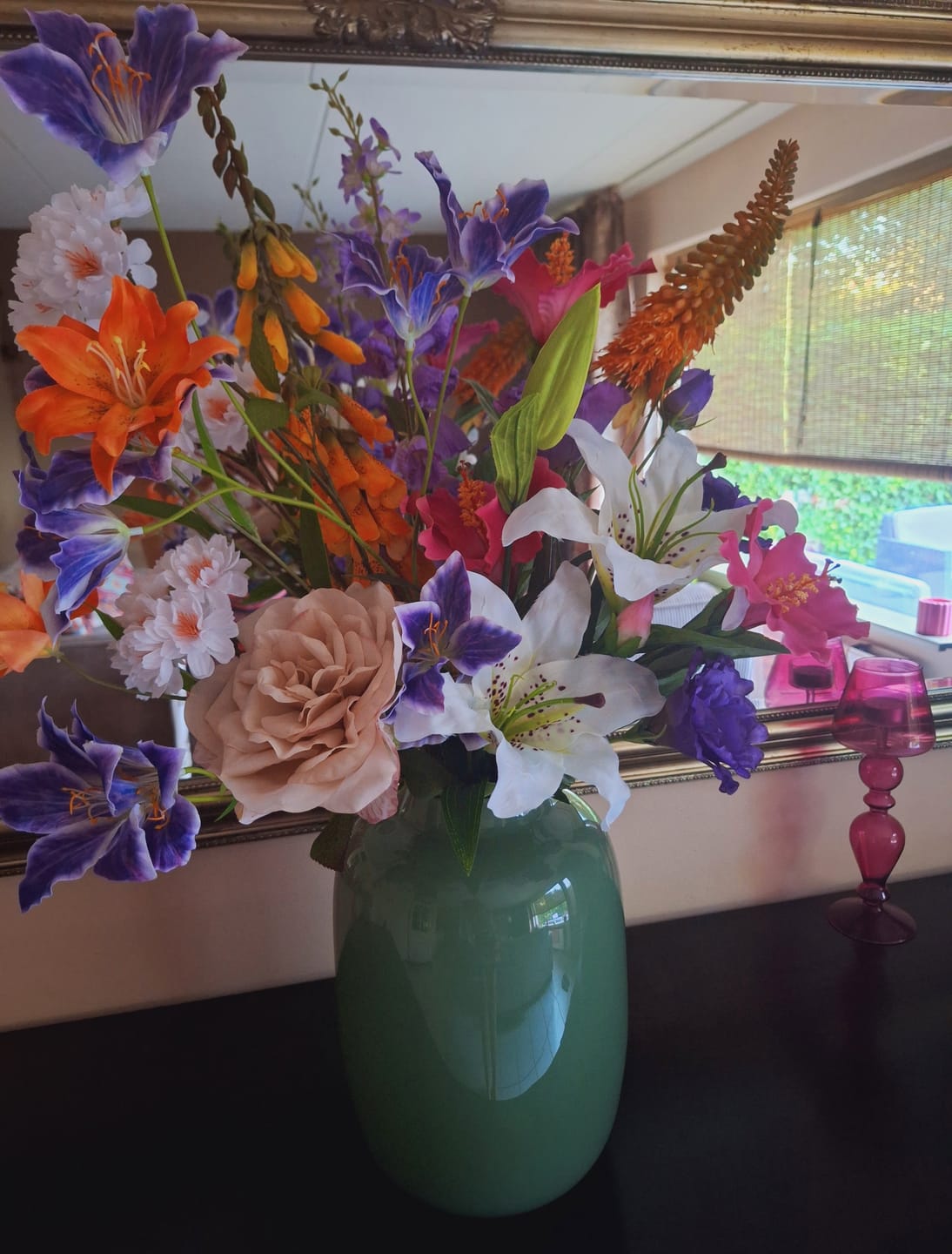 Customer photo review of Zijden boeket - Sweet Paradise