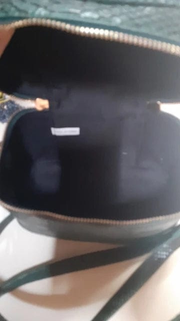 Customer photo review of Delphine Leather Box Bag