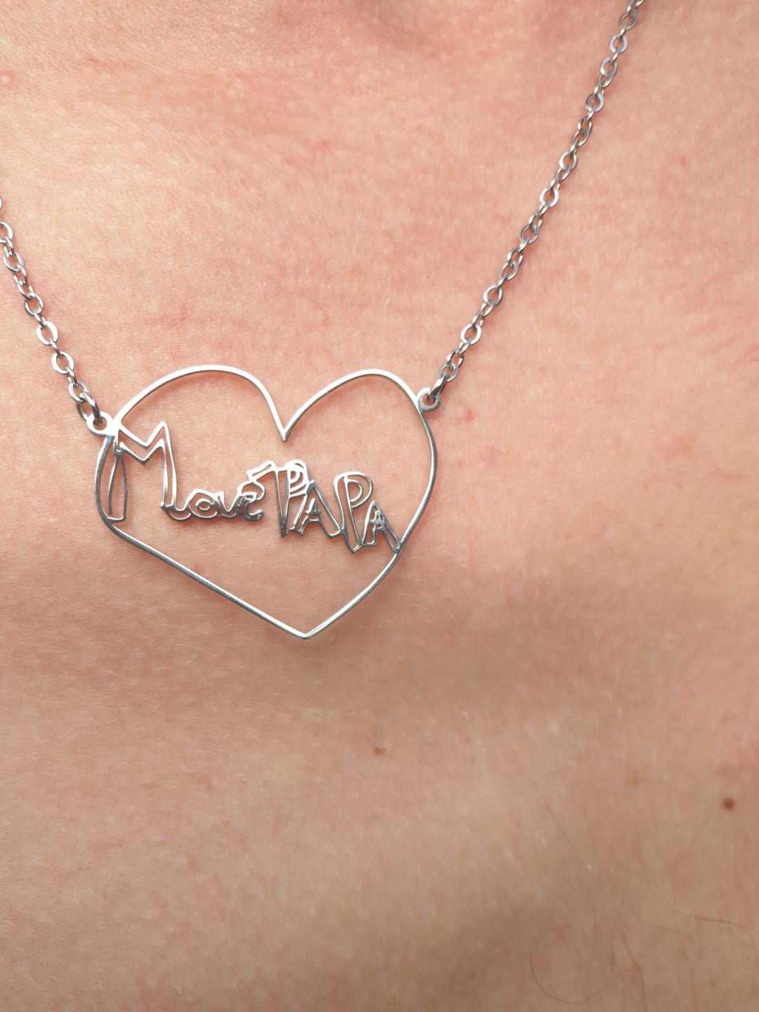 Customer photo review of Dessin d'enfant en collier ou pendentif
