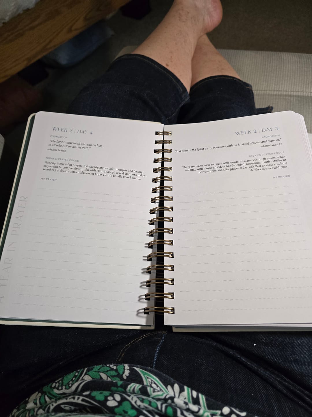 Customer photo review of A Year In Prayer: A Journey of Daily Prayer and Reflection