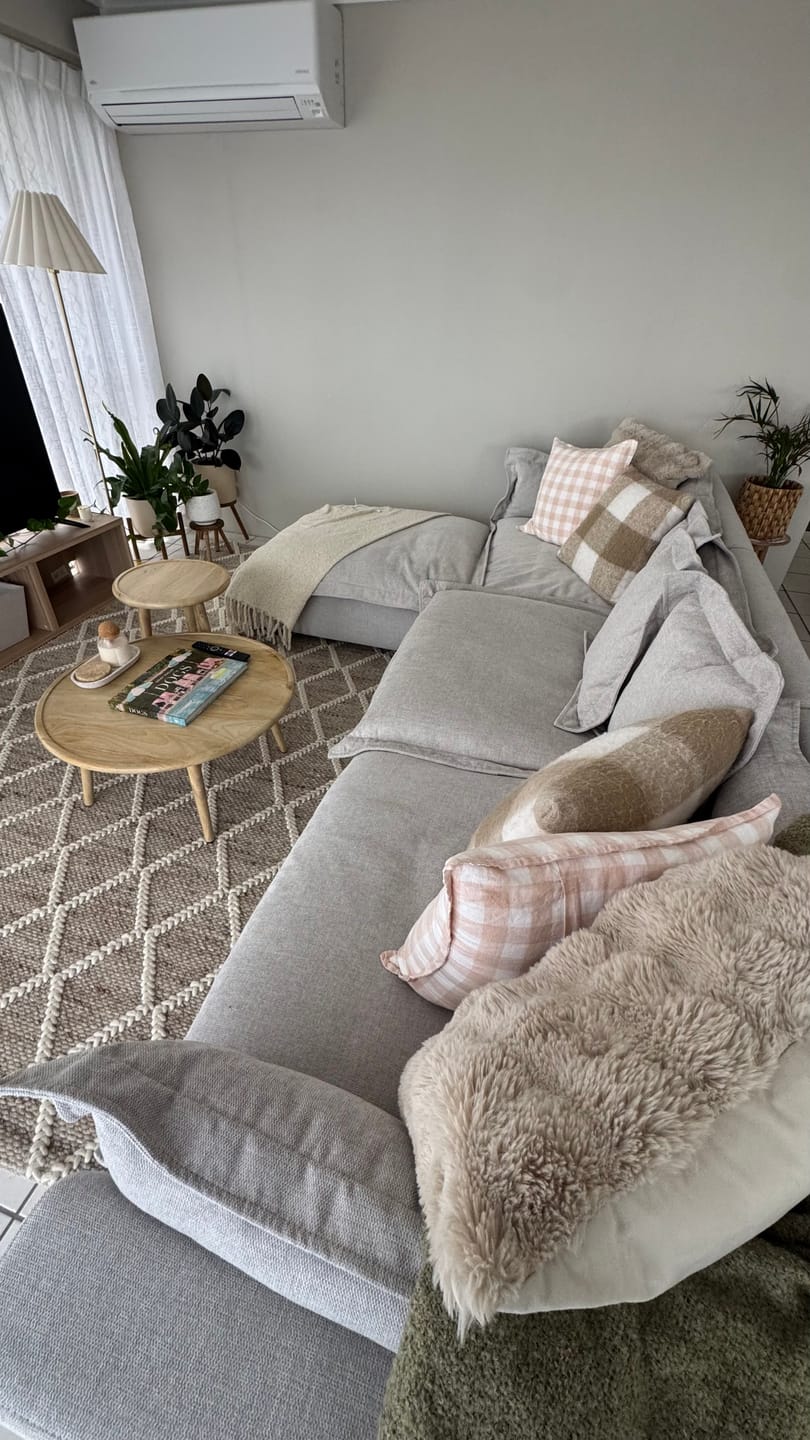 Customer photo review of Cloud Classic Modular | Customizable Corner Sofa Feather Down