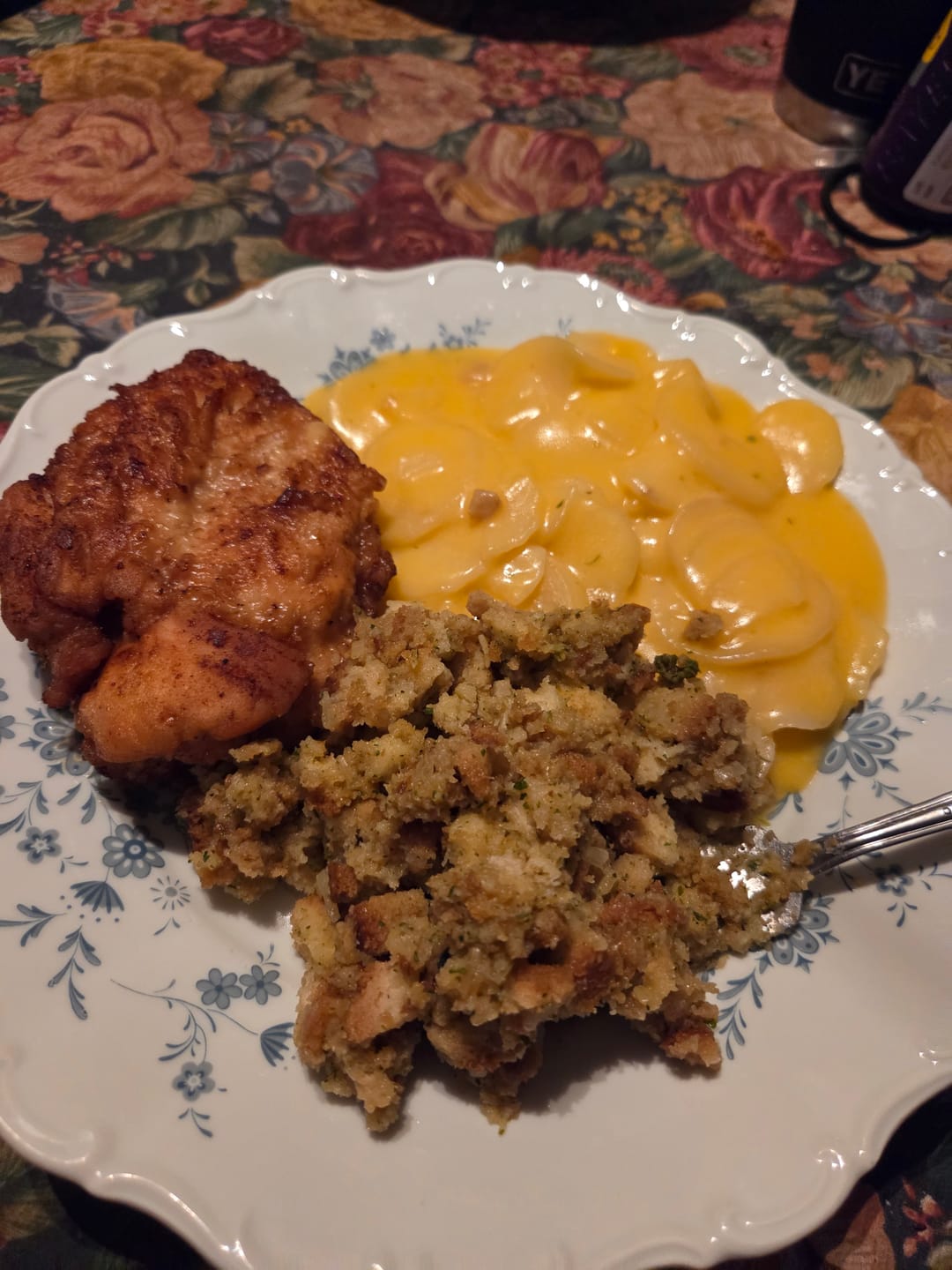 Customer photo review of Cousin T’s Gourmet King Trump Fried Chicken Mix