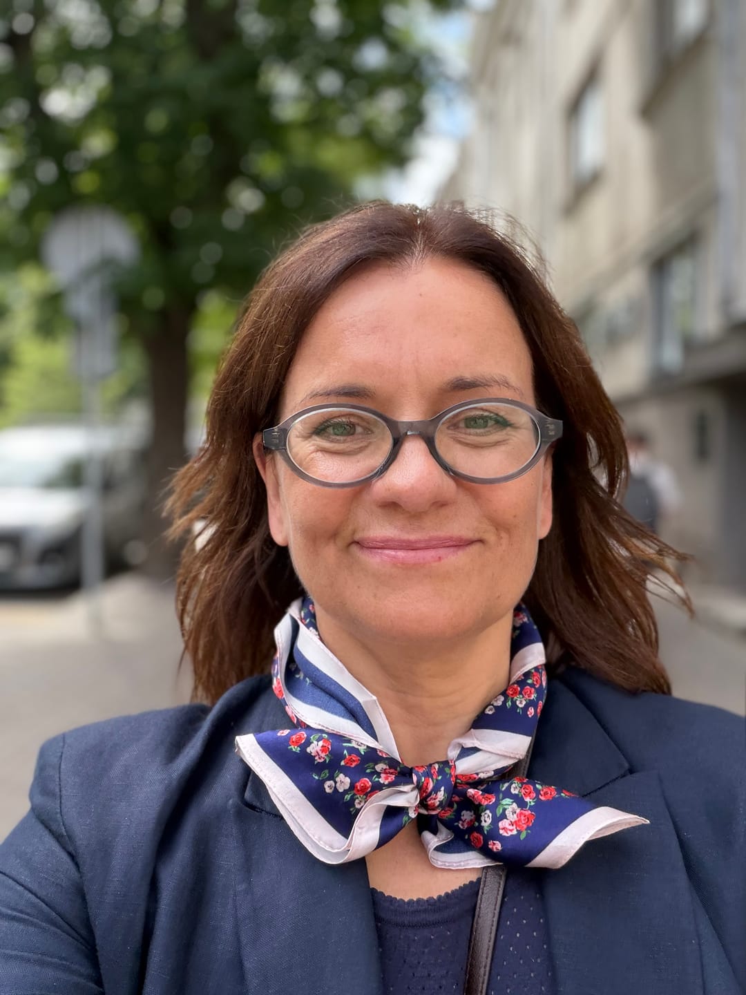 Customer photo review of Rosina Foulard (100% Seta - 53cm)