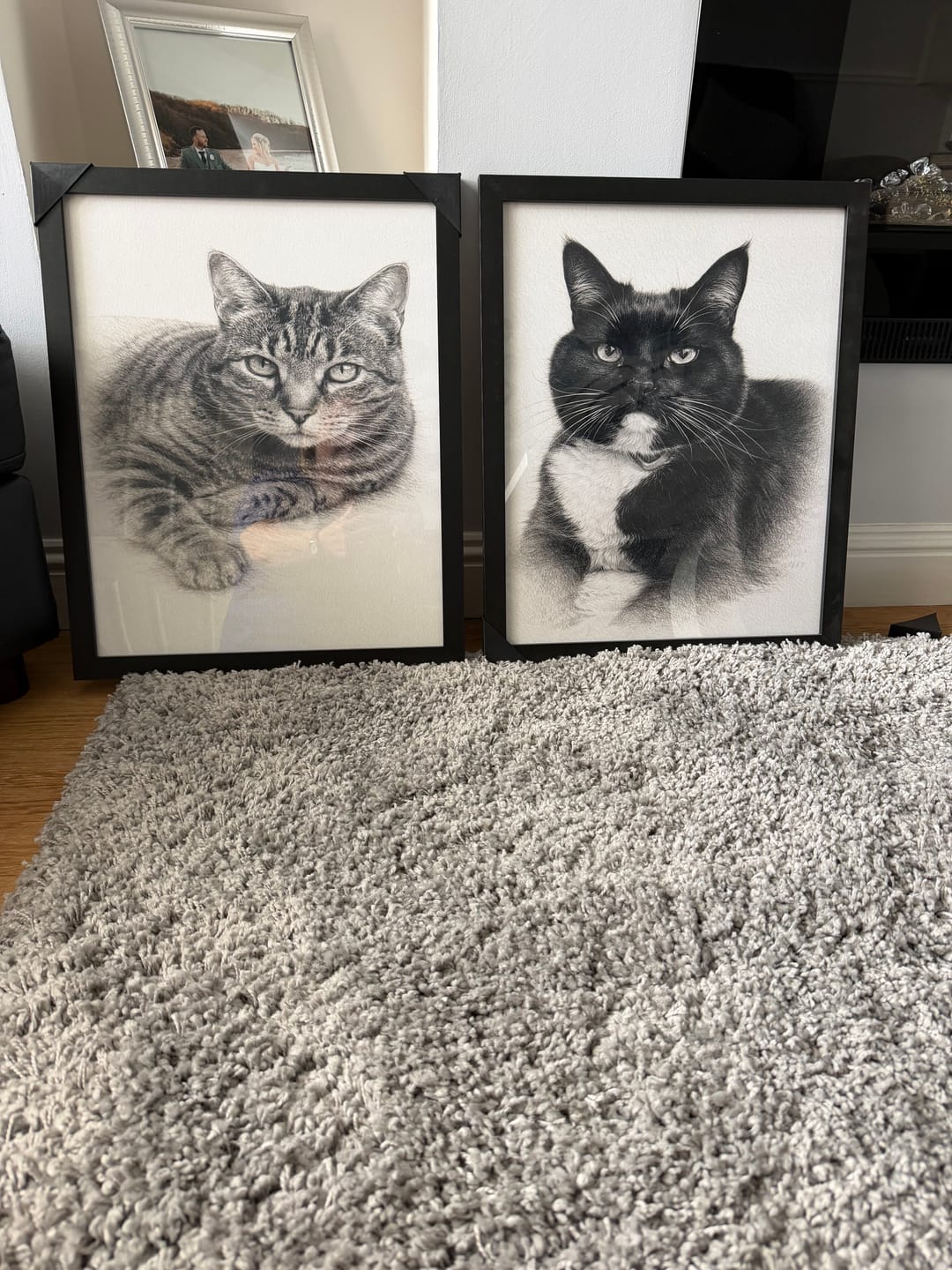 Customer photo review of Pencil Sketch - Personalised Poster