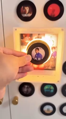 Customer photo review of SpinMuse™ Vinyl Music Box