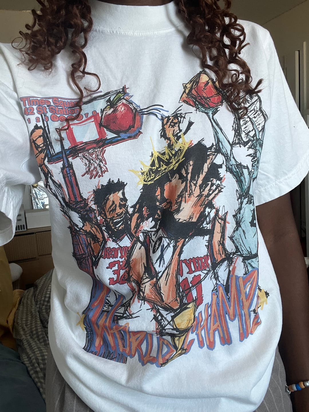 Customer photo review of NYC Champs Tee