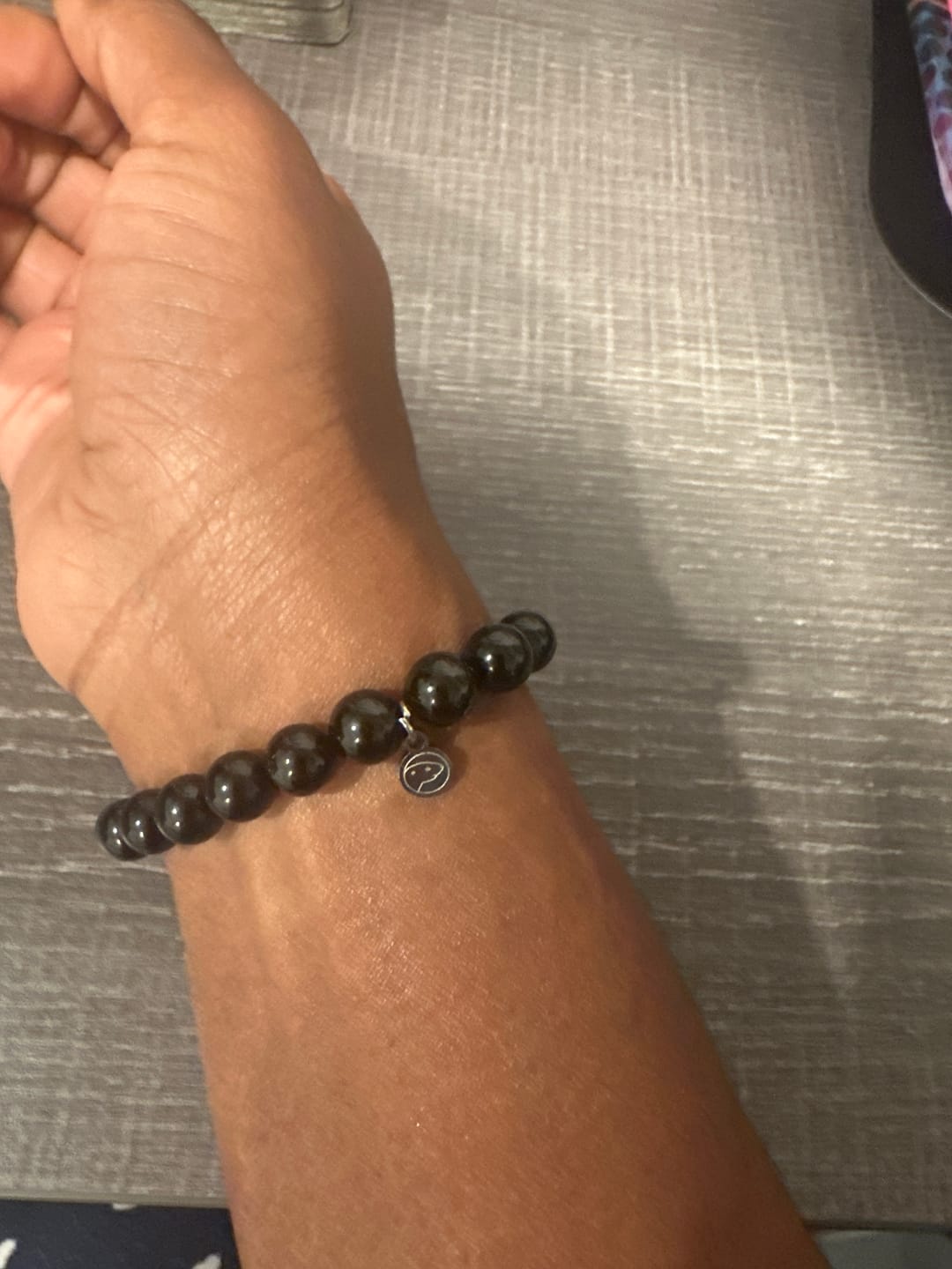 Customer photo review of Black Tourmaline Bracelet