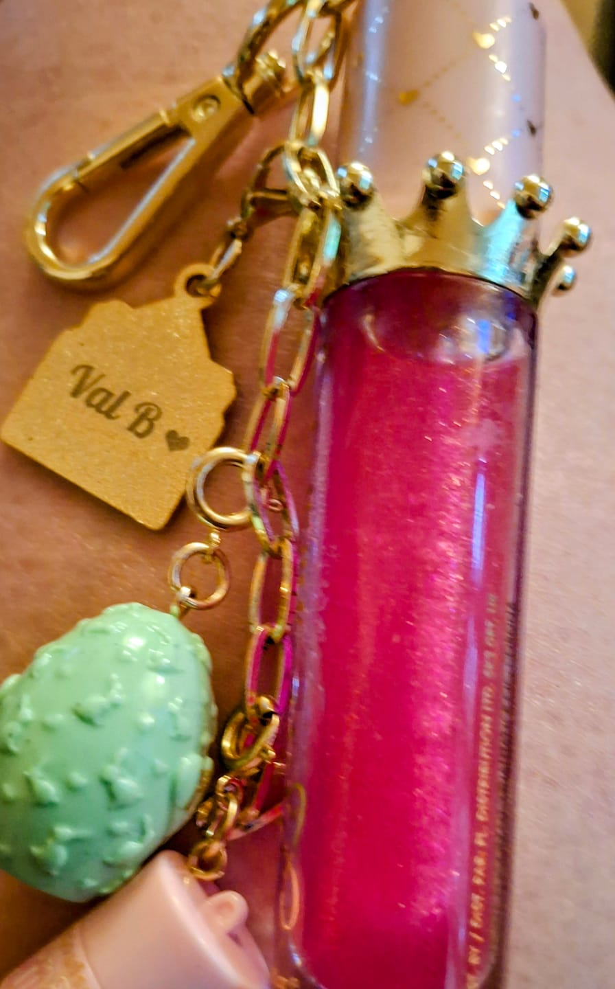 Customer photo review of Personalised Stay Shining Lip Oil