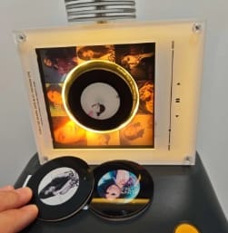 Customer photo review of SpinMuse™ Vinyl Music Box