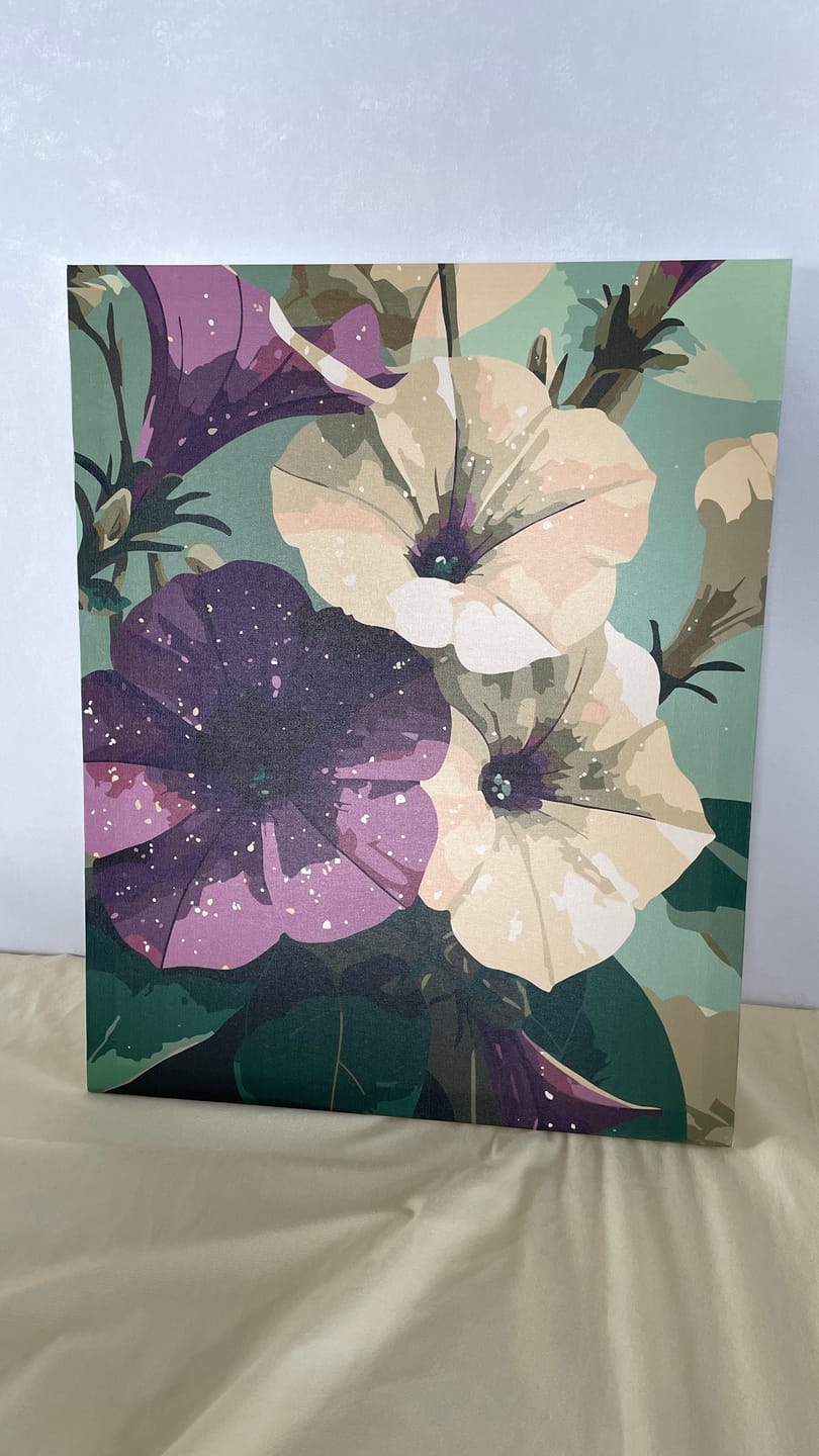 Customer photo review of Royal Garden | Paint by Number
