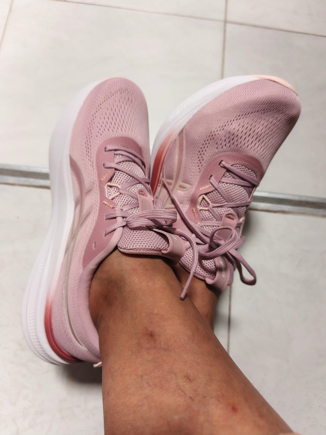 Customer photo review of Asics Gel Pulse 17 Mujer Morganite Pearl Pink