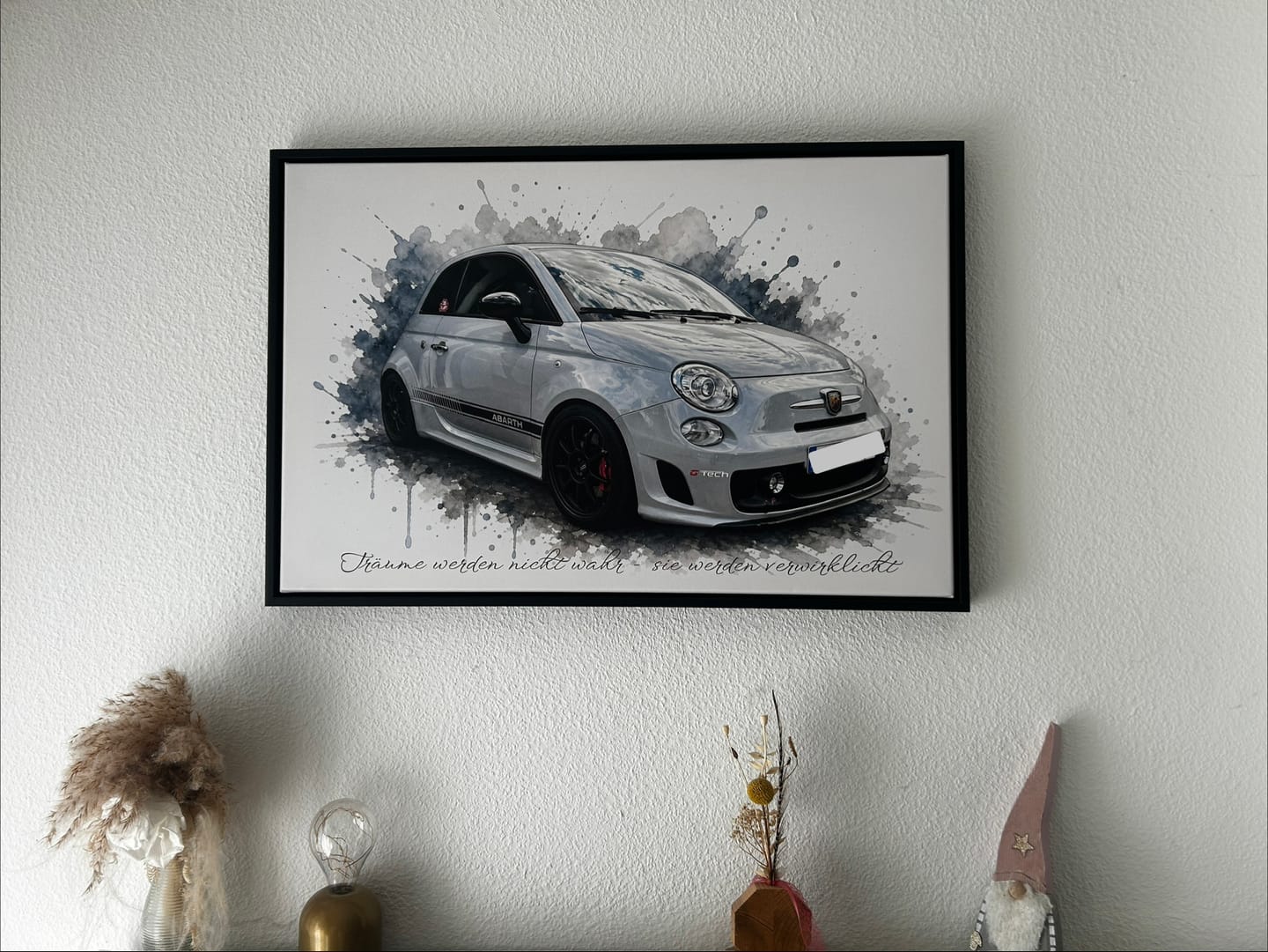 Customer photo review of Dein Auto als Kunstwerk – mit Live-Vorschau, als Poster oder Leinwand