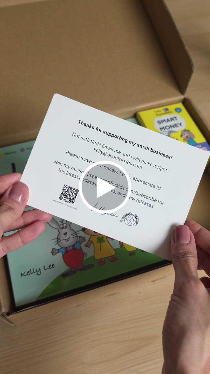 Customer video review of Complete set: Books 1 to 8+ Smart Money Cards